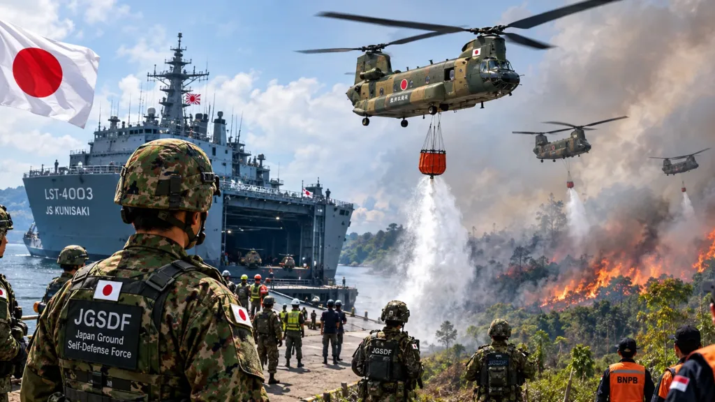 Militer Jepang Harus Turun Tangan Jinakkan Karhutla Indonesia