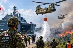 Militer Jepang Harus Turun Tangan Jinakkan Karhutla Kalimantan