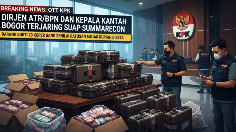 OTT KPK ATR/BPN: 17 Orang Diamankan di Bogor