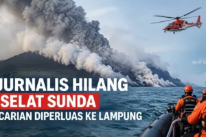 5 Jurnalis Hilang di Selat Sunda, Pencarian Area Diperluas