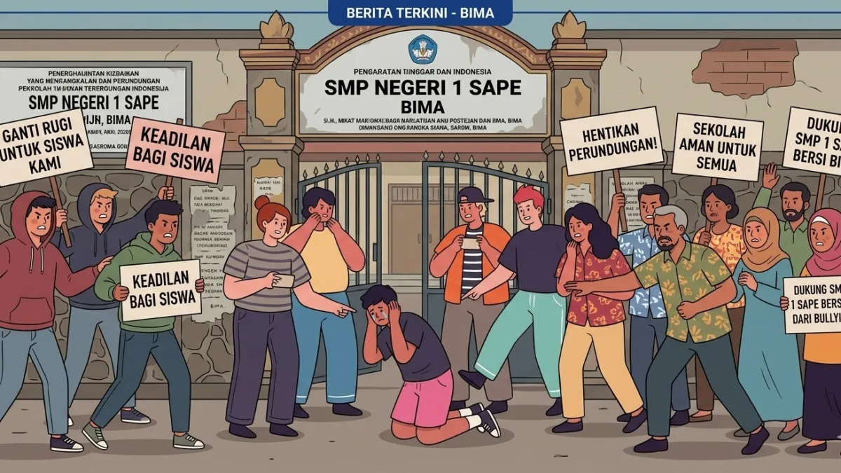 Kericuhan SMPN 1 Sape Dipicu Bullying,  Protes Pemulangan 4 Siswa