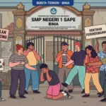 Kericuhan SMPN 1 Sape Dipicu Bullying,  Protes Pemulangan 4 Siswa