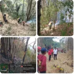 Sinergi TNI, Polri, dan Warga Padamkan Kebakaran Lahan di Malino Gowa