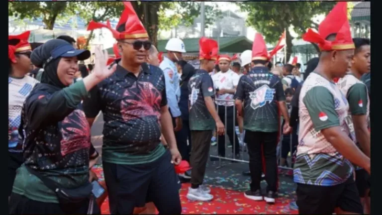 Dandim 1409/Gowa Turut Hadir dan Ikuti Keseruan Elite Run Patonro HUT TNI ke-81
