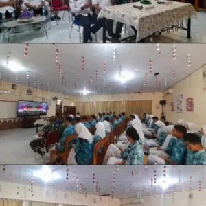 Dandim 1408/Makassar Hadiri Grand Launching Ekstrakurikuler Korps Kadet Republik Indonesia Secara Vidcon
