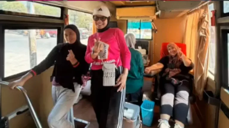 Ketua FPPI Kota Makassar Hj. Dwiana PA Aktif Dukung Penyelenggaraan Donor Darah Car Free Day