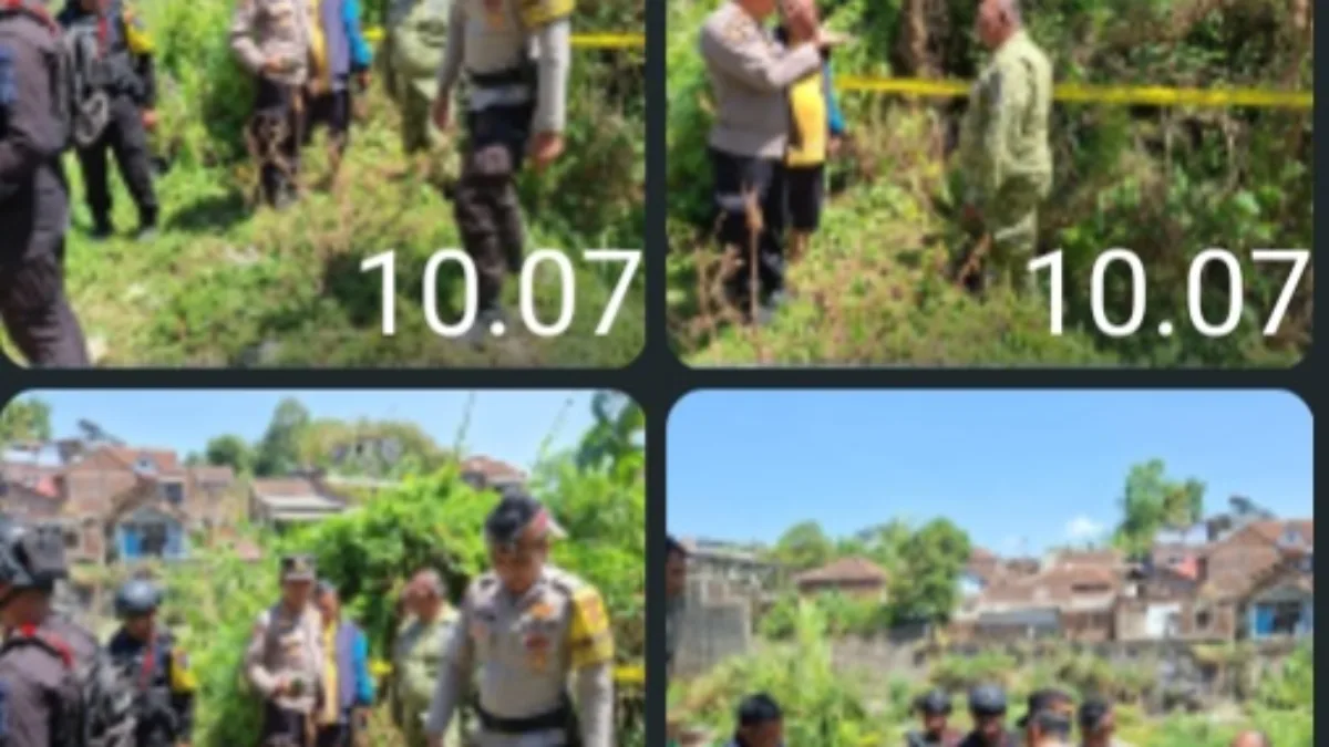 Penemuan Hulu Ledak Mortir di Tarogong Kidul Di Amankan Polisi