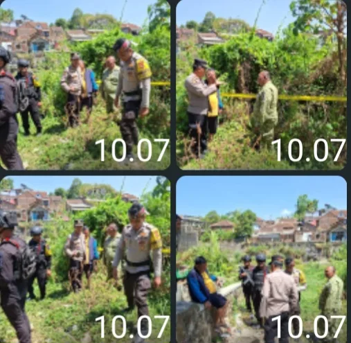 Penemuan Hulu Ledak Mortir di Tarogong Kidul Di Amankan Polisi