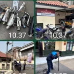 10 Knalpot Brong Berhasil Di Tertibkan  Polsek Pasirwangi