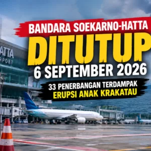 Bandara Soekarno-Hatta Ditutup, Seluruh Maskapai Penerbangan Berhenti Operasi