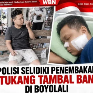 Polisi Buru Pelaku Penembakan Tukang Tambal Ban di Boyolali Korban Ditembak Lima Kali