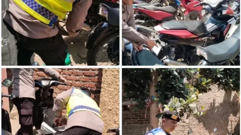 Knalpot Brong Meresahkan, Polsek Pasirwangi Tertibkan & Edukasi Pelajar