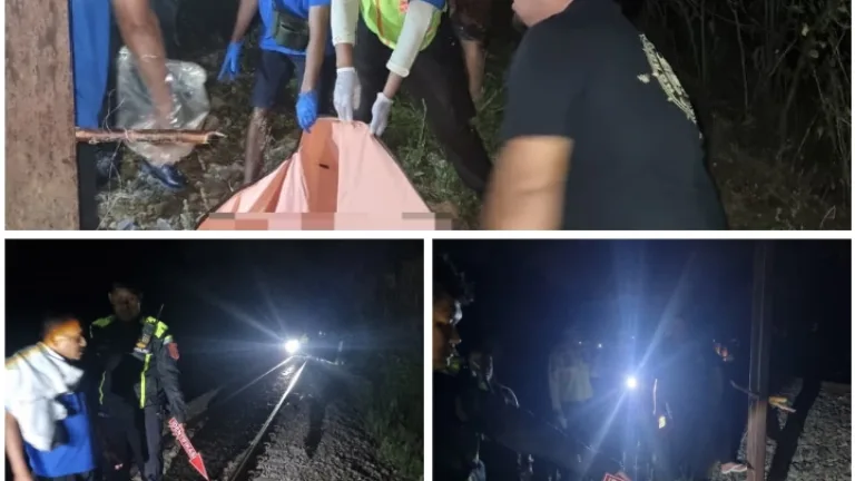 Tertemper KA, Pejalan Kaki Dievakuasi Polisi -Kondisi Mengenaskan
