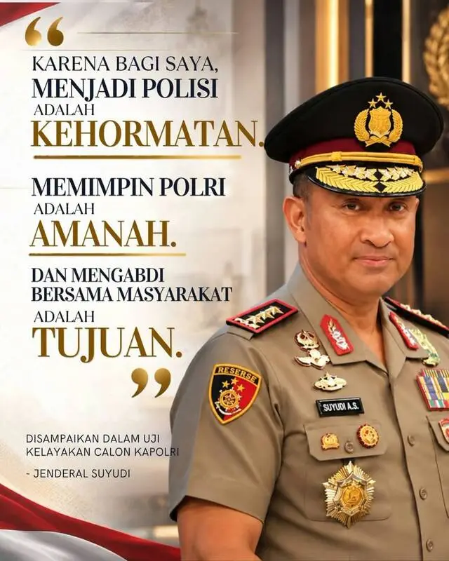 Jenderal Suyudi Jenderal Suyudi Ario Seto - Menjadi Polisi Adalah Kehormatan