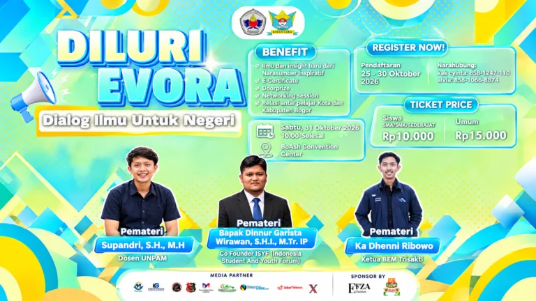 DILURI EVORA 2026, Hadirkan Ruang Dialog dan Edukasi bagi Generasi Muda