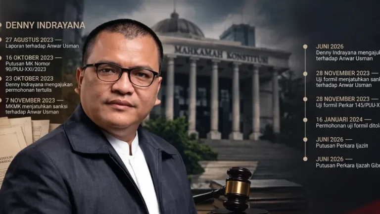 Jejak Denny Indrayana Sebelum MK 2026, dari Laporan Anwar Usman hingga Uji Formil Putusan 90
