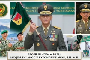 Profil Mayjen TNI Anggit Exton Yustiawan, Pangdam XIII/Merdeka