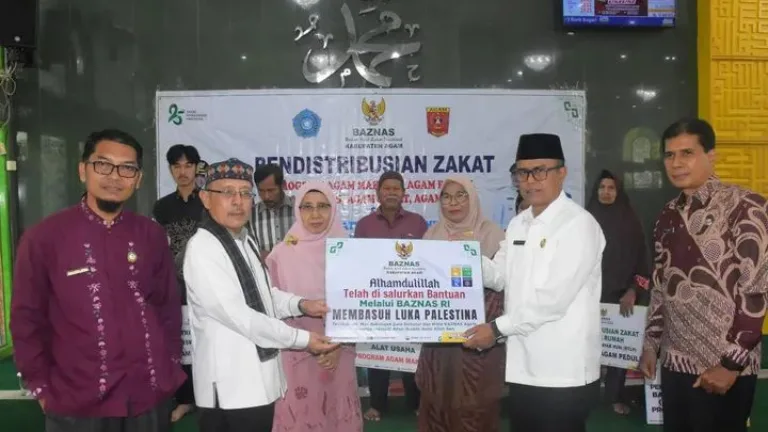 Baznas Agam Salurkan Bantuan Rp360 Juta untuk 122 Penerima di Enam Kecamatan
