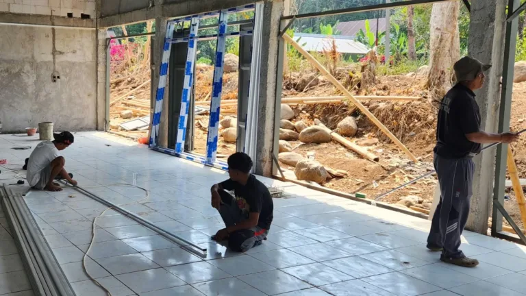 Progress 81,28%, Pembangunan KDKMP Bissoloro Gowa Kian Mendekati Target