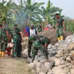 Buka Akses Ekonomi Desa, Satgas TMMD Kodim 1409/Gowa Mulai Garap Jalan Tani di Bontonompo