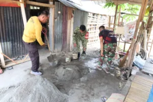 Bergotong Royong Bangun Hunian Layak, Bedah Rumah RTLH Bapak Ismail Terus Digenjot