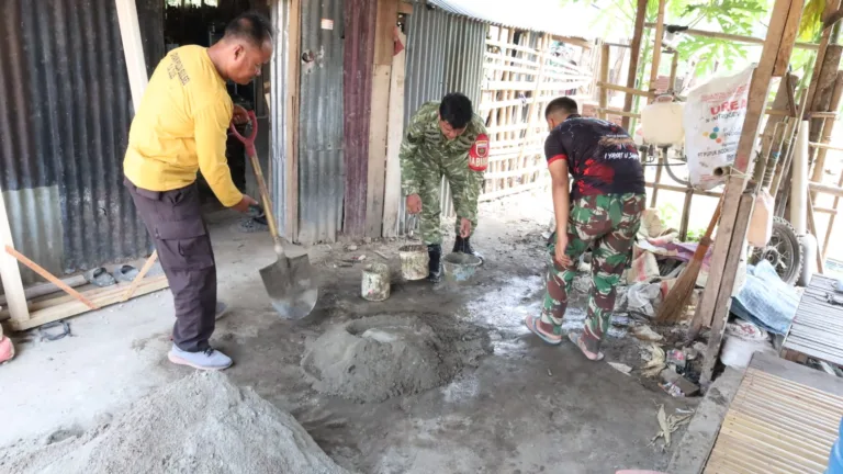 Bergotong Royong Bangun Hunian Layak, Bedah Rumah RTLH Bapak Ismail Terus Digenjot
