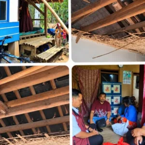 Yudha Kunjungi Dua Warga Duafa di Limbangan, Janda Disabilitas Masuk Desil 5 dan Rumah Lansia Nyaris Ambruk