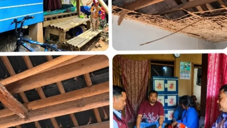 Yudha Kunjungi Dua Warga Duafa di Limbangan, Janda Disabilitas Masuk Desil 5 dan Rumah Lansia Nyaris Ambruk
