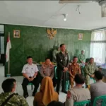 HUT TNI ke-81, Kapolsek Tarogong Kidul dan Camat Sambangi Mako Koramil 1111, Perkuat Sinergitas TNI-Polri