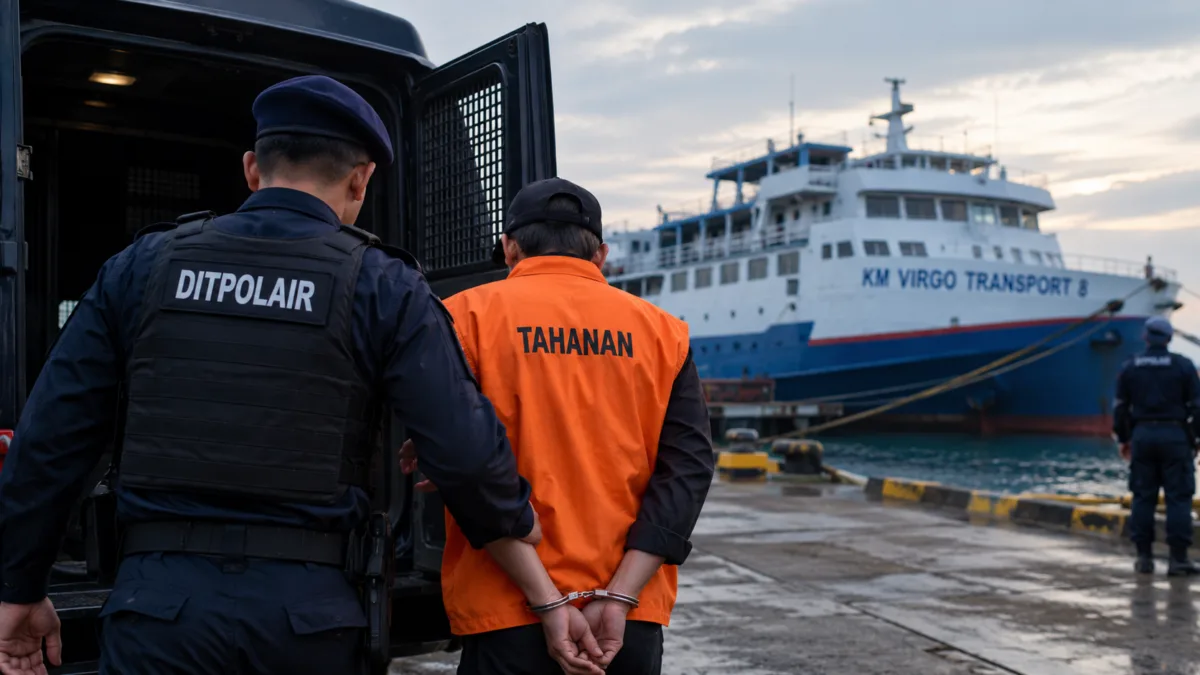 Nakhoda KM Virgo Transport 8 Jadi Tersangka, Langsung Ditahan