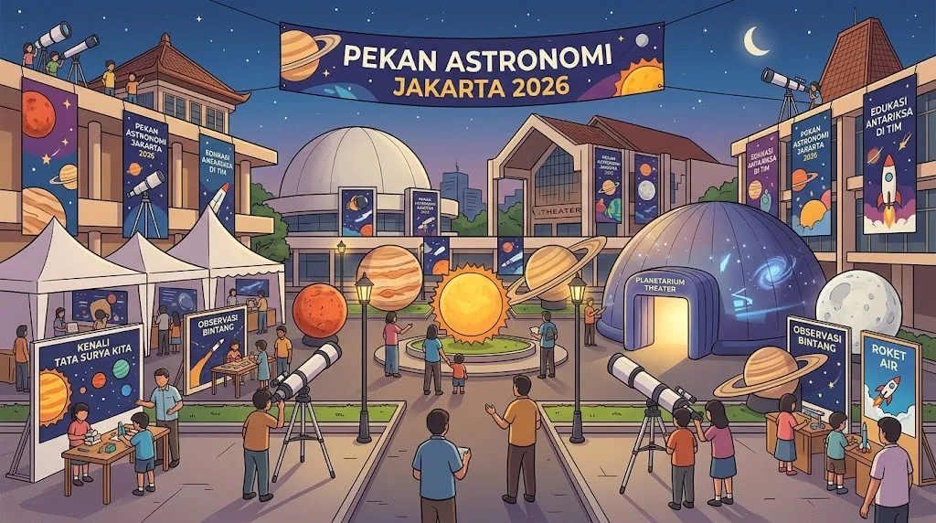 Pekan Astronomi Jakarta 2026 Digelar Gratis di Taman Ismail Marzuki