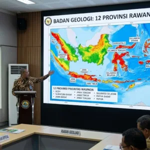 Badan Geologi Rilis Peta Bencana, 12 Provinsi Rawan Longsor
