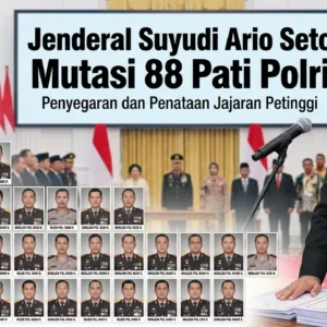Suyudi Ario Seto Rombak Polri, 88 Perwira Dimutasi