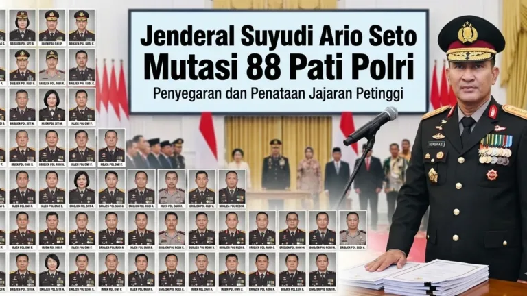 Suyudi Ario Seto Rombak Polri, 88 Perwira Dimutasi
