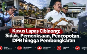 Kasus Lapas Cibinong: Sidak, Pemeriksaan, Pencopotan, DPR hingga Pembongkaran