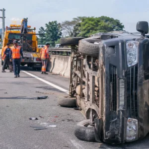 Kecelakaan Tol Jagorawi, Pikap Terbalik Hindari Innova