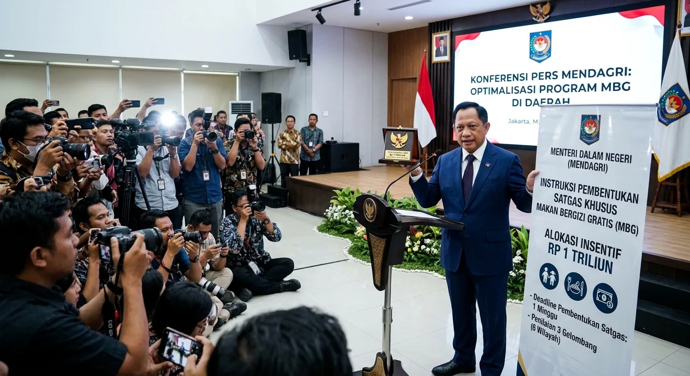 Mendagri Siapkan Insentif Rp1 Triliun untuk Daerah MBG