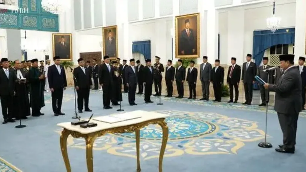 Prabowo Lantik Pejabat Baru di Istana, Ini Daftar Nama