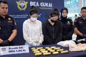 Penyelundupan Emas 4,2 Kg di Bandara YIA Digagalkan, Dua WN China Diduga Kurir