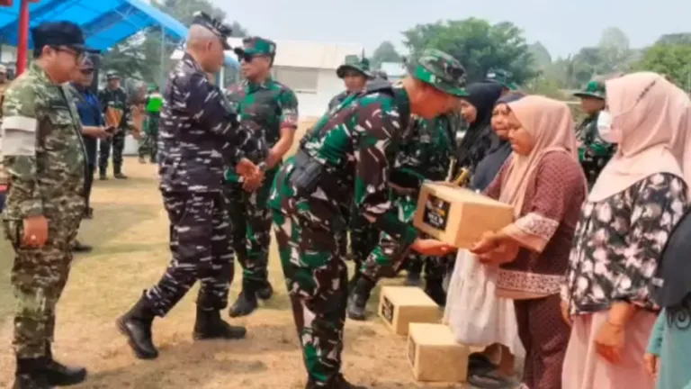 Kodim 1409/Gowa Bersama Forkopimda Perkuat Sinergi Lewat TMMD, Bangun Infrastruktur dan Peduli Stunting