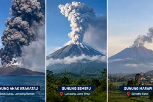 Gelombang Erupsi Beruntun 3 Gunung Api di Indonesia, Aktivitas Vulkanik Jadi Sorotan