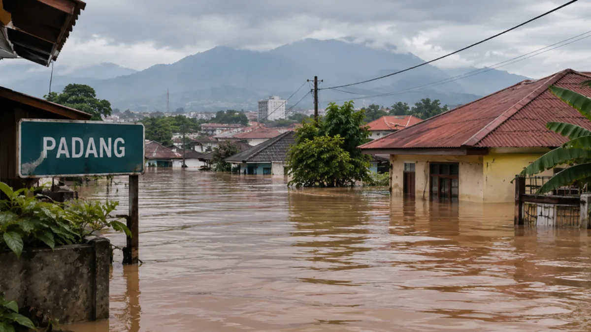 Banjir Rendam 120 Rumah di Padang, 672 Warga Kuranji Mengungsi