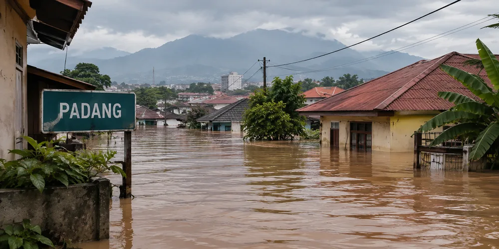 Banjir Rendam 120 Rumah di Padang, 672 Warga Kuranji Mengungsi