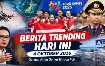 Berita Trending Viral  Hari Ini 4 Oktober 2026: Gempa, Asian Games hingga Polri
