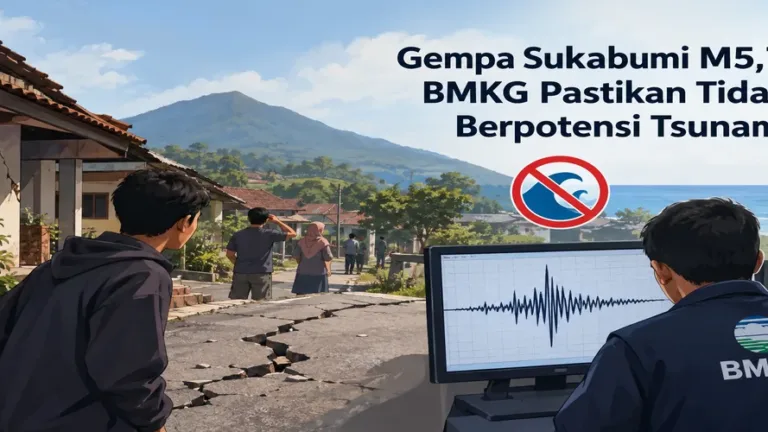 Gempa Sukabumi M5,7, BMKG Pastikan Tidak Berpotensi Tsunami
