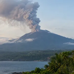 Gunung Ibu Erupsi 43 Kali dalam Sepekan, Warga Waspada