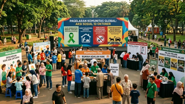 10 Oktober: Lima Peringatan Sosial Dunia Hari Ini , Apa Saja ?