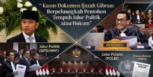 Kasus Gibran: Peluang Pemohon Tempuh Jalur Politik atau Hukum Pidana Bisakah ?