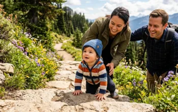 Viral Bayi 9 Bulan Wenwen Merangkak Naik Gunung
