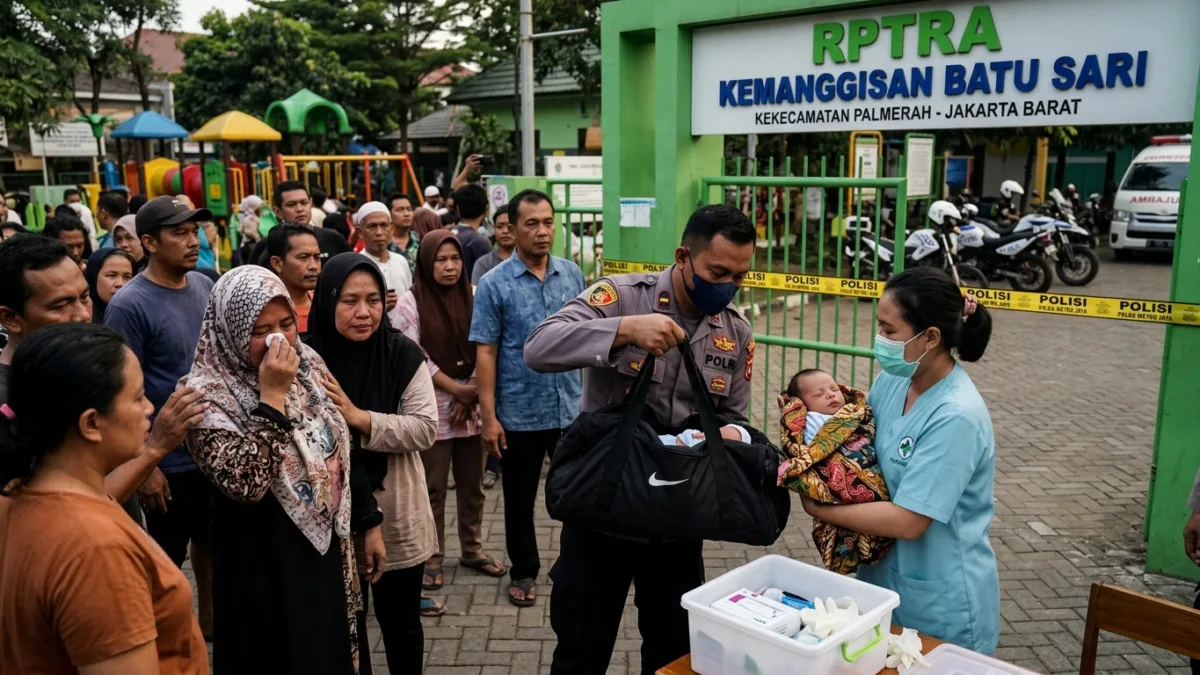 Bayi dalam Tas di Palmerah, Ibu Berusia 17 Tahun Diamankan